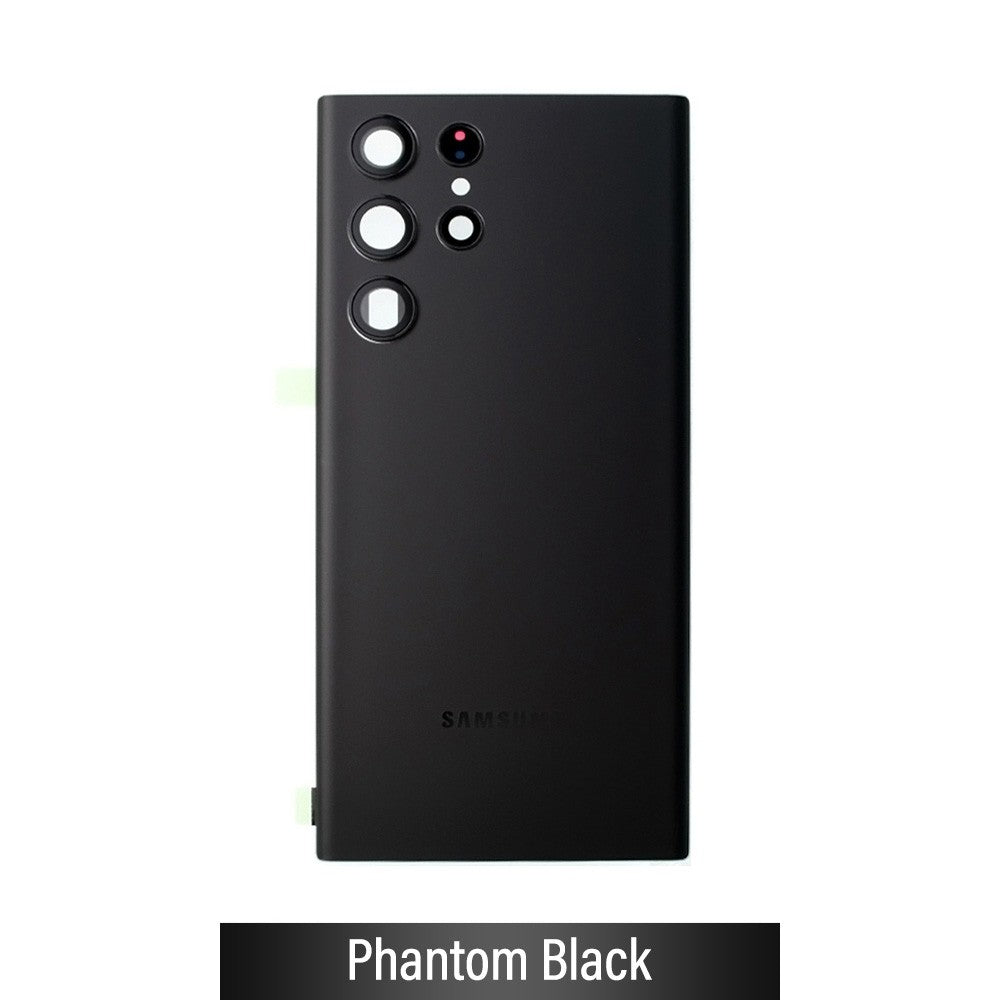 Brown Rear Cover Glass For Samsung Galaxy S22 Ultra S908B-Phantom Black Brown Rear Cover Glass For Samsung Galaxy S22 Ultra S908B-Phantom Black